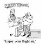 British Airways - "Enjoy your flight, sir."